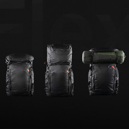 PGYTECH OnePro Flex Backpack with Large Camera Insert (Space Black, 50L)