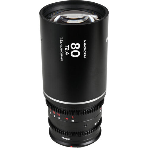 Venus Optics Laowa Nanomorph 80mm T2.4 1.5X S35 Cine Lens (Silver, L-Mount) (*OPEN BOX*)