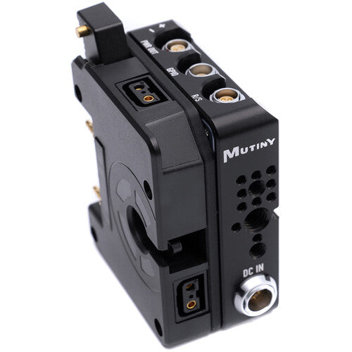 MUTINY Power + IO for FREEFLY Ember (Gold Mount, Black)