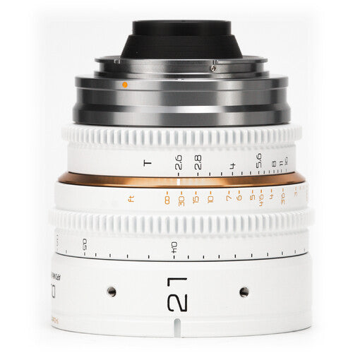 Dulens APO Mini Prime 21mm T2.6 Lens (PL Mount, White)
