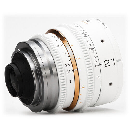 Dulens APO Mini Prime 21mm T2.6 Lens (PL Mount, White)