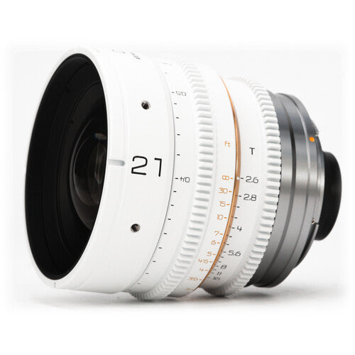 Dulens APO Mini Prime 21mm T2.6 Lens (PL Mount, White)