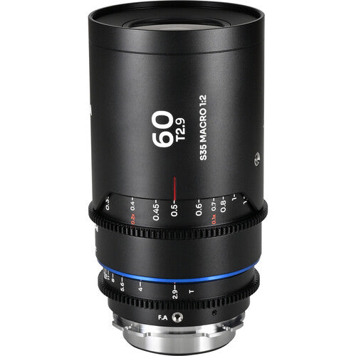 Venus Optics Laowa Nanomorph 60mm T2.9 1.5x Macro 1:2 Anamorphic Lens (ARRI PL & Canon EF, Blue Flare)