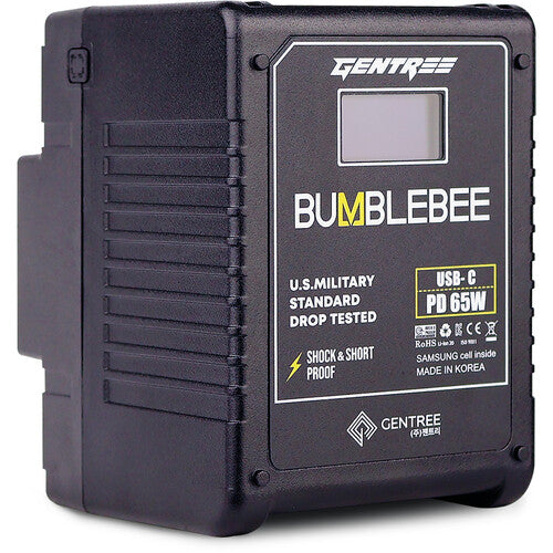 GENTREE Gold Mount Micro-Size Life-Cyle Counter Battery with OLED Display (145Wh)