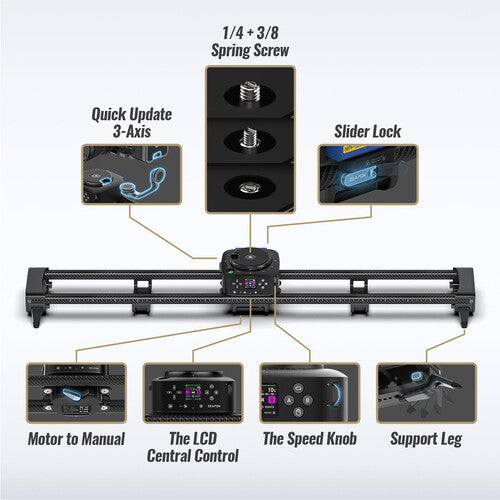 Zeapon AXIS 80 Pro Multi-Axis Motorized Slider (2.6')