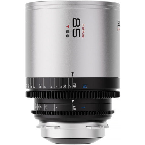 BLAZAR LENS Remus 85mm T2.8 1.5x Full Frame Anamorphic Lens (ARRI PL, Silver Flare)
