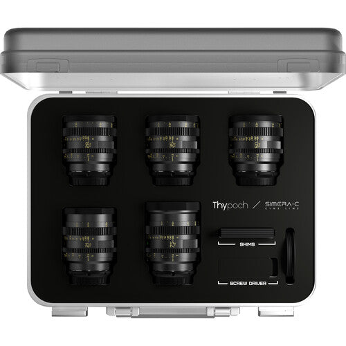 Thypoch Simera-C T1.5 Cine 5-Lens Kit (Sony E)