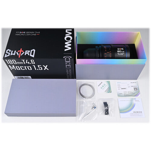 Venus Optics Laowa Sword 180mm T4.6 1.5x Macro Cine Lens (ARRI PL)