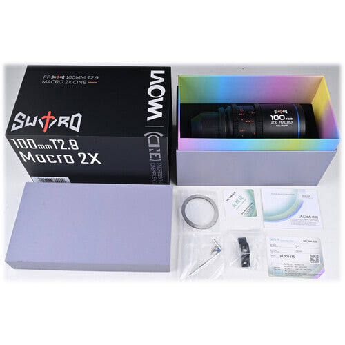Venus Optics Laowa Sword 100mm T2.9 2x Macro Cine Lens (ARRI PL)