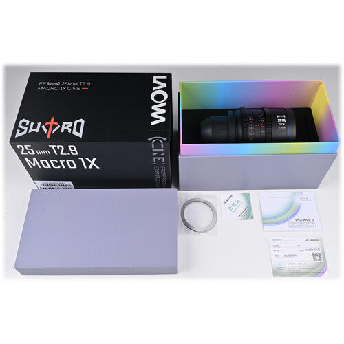 Venus Optics Laowa Sword 25mm T2.9 1x Macro Cine Lens (ARRI PL)