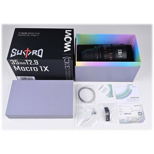 Venus Optics Laowa Sword 35mm T2.9 1x Macro Cine Lens (ARRI PL)