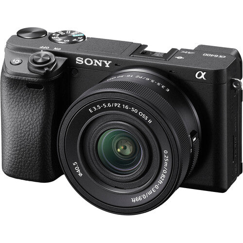 Sony a6400 Mirrorless Camera with 16-50mm f/3.5-5.6 II Lens