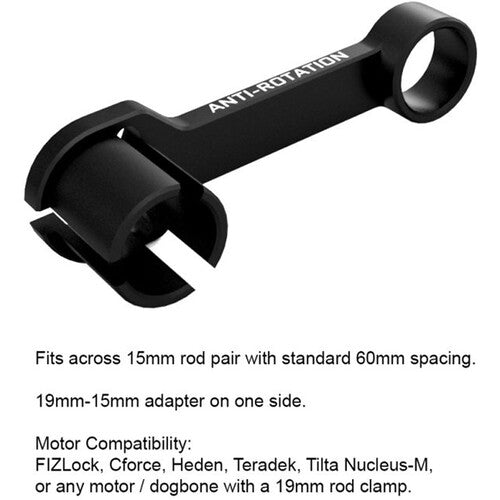 Light Widow FIZLock Anti-Rotation Bracket for 15mm LWS Rods