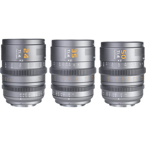 Sirui VP-1 Vision Prime T1.4 Full-Frame Cine 3-Lens Kit (Multi
