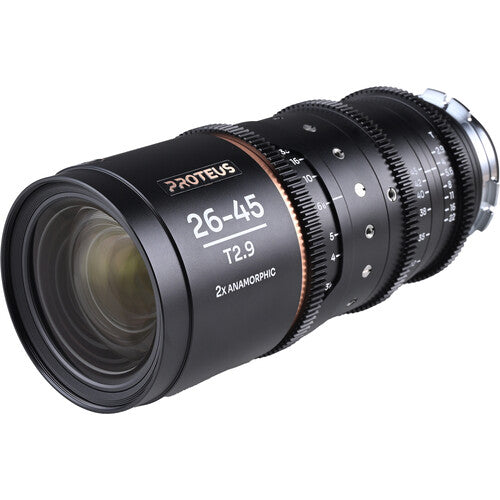 Venus Optics Laowa Proteus 2X 26-45mm T2.9 Anamorphic Cine Lens (Amber, PL Mount with Interchangeable EF Bayonet)