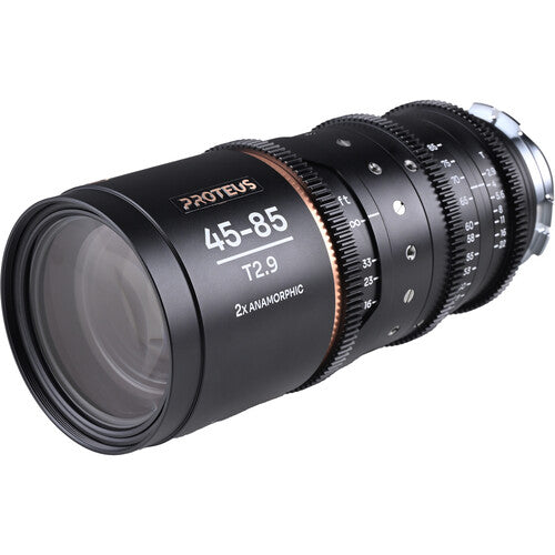 Venus Optics Laowa Proteus 2X 45-85mm T2.9 Anamorphic Cine Lens (Amber, PL Mount with Interchangeable EF Bayonet)