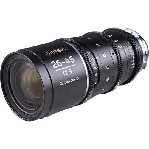 Venus Optics Laowa Proteus 2X 26-45mm T2.9 Anamorphic Cine Lens (Silver, PL Mount with Interchangeable EF Bayonet)