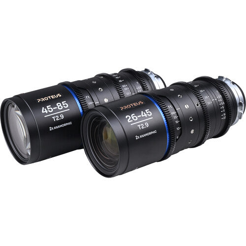 Venus Optics Laowa Proteus 2X Anamorphic 26-45mm & 45-85mm 2-Lens Bundle (Blue, PL Mount with Interchangeable EF Bayonet)