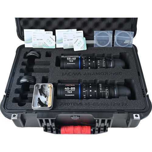 Venus Optics Laowa Proteus 2X Anamorphic 26-45mm & 45-85mm 2-Lens Bundle (Silver, PL Mount with Interchangeable EF Bayonet)