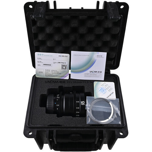 Venus Optics Laowa 10mm T2.9 Zero-D VV Cine Lens (Canon RF)