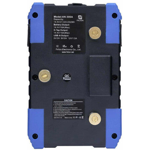 Fxlion Cool Black Series AN-300A 300Wh 14.8V Battery (Gold Mount)