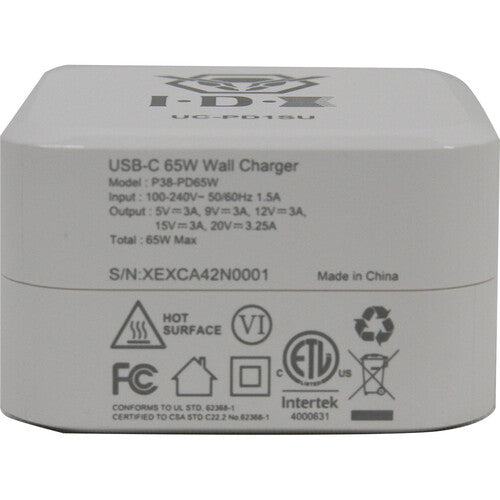 IDX System Technology UC-PD1SU USB-C PD Charger