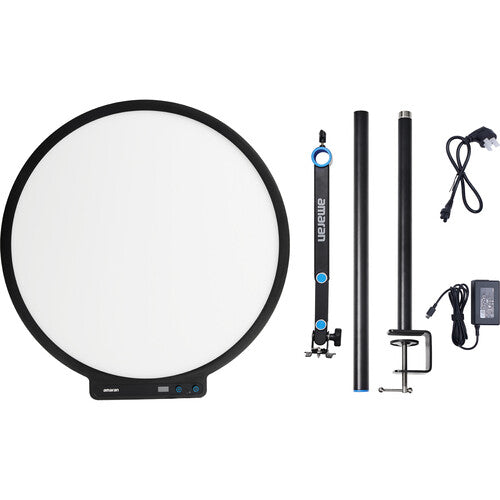 amaran Verge Max Bi-Color Round LED Light Panel (Charcoal)