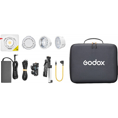 Godox ML100R RGB Portable LED Light Kit (36° Lens & V-Mount Handgrip)