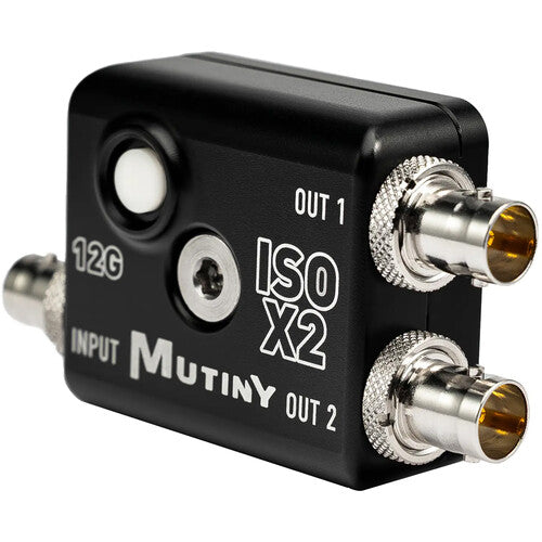 MUTINY ISO X2+ 12G-SDI 1:2 Video and Power Distribution Amplifier with ...