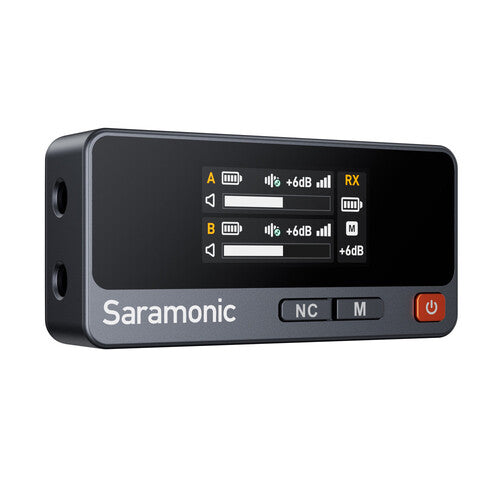 Saramonic Air 2-Person Mini Wireless Lavalier Microphone System for Mobile Devices, Cameras & Computers (2.4 GHz)