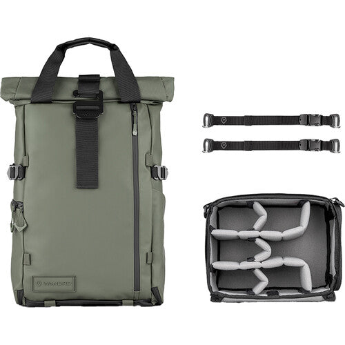 WANDRD PRVKE V4 15 LITER PHOTOGRAPHY BUNDLE BACKPACK TRAVEL BAG WASATCH GREEN Wandrd PRVKE 15 Photo Bundle V4 Green | Park Cameras main image 2