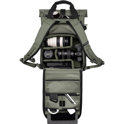 WANDRD PRVKE 15 Backpack Photo Bundle (Wasatch Green, 15L)