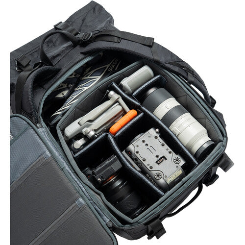 Sakk Gear Rolltop Ranger Camera Backpack (Black, 25L)