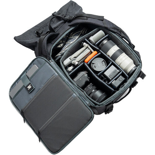 Sakk Gear Rolltop Ranger Camera Backpack (Black, 25L)