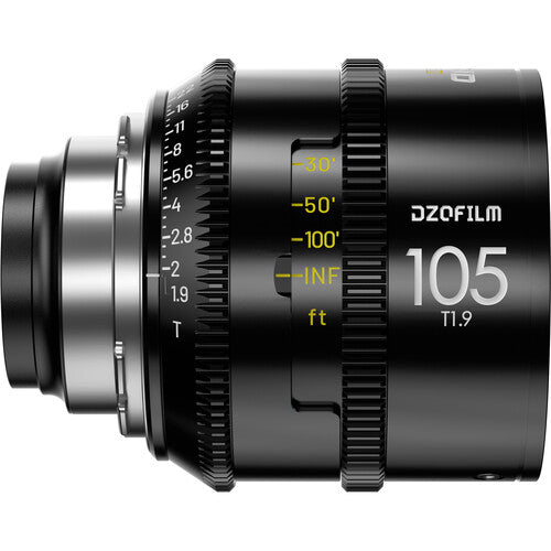 DZOFilm VESPID2 105mm T1.9 Prime Lens (ARRI PL, Feet)