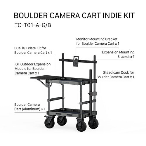 Tilta 36" Boulder Camera Cart (Base Model with Indie Kit)