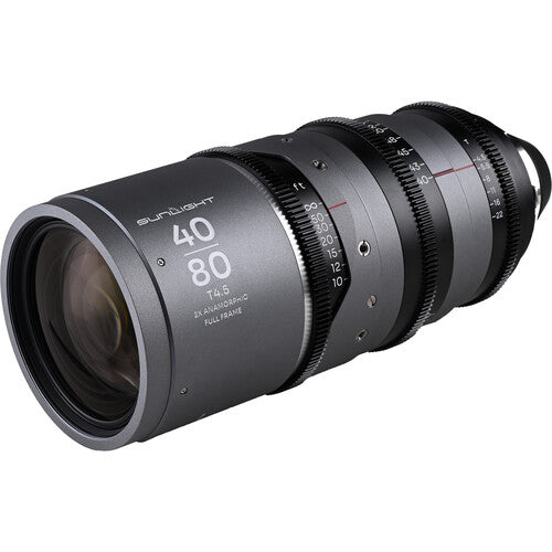 Venus Optics Laowa Sunlight 40-80mm T4.5 2x FF Anamorphic Zoom (ARRI PL, Silver)