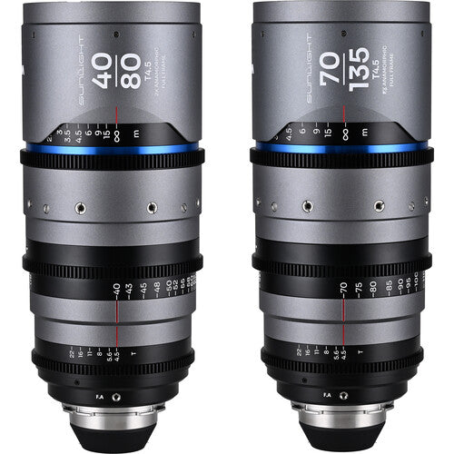 Venus Optics Laowa Sunlight 2x Anamorphic Zoom 2-Lens Bundle (ARRI PL, Blue)