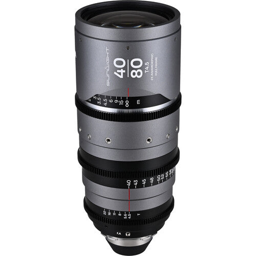 Venus Optics Laowa Sunlight 40-80mm T4.5 2x FF Anamorphic Zoom (ARRI PL, Silver)