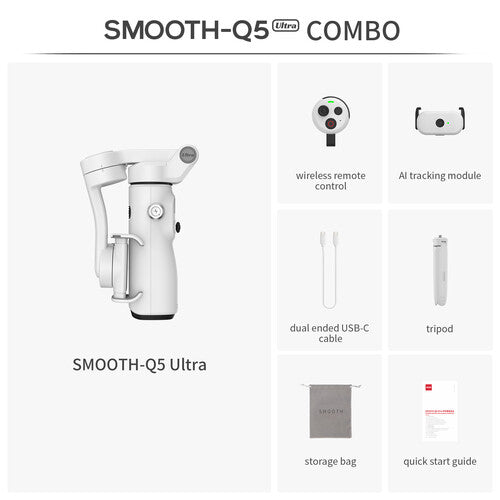 Zhiyun SMOOTH-Q5 Ultra Smartphone Stabilizer Combo Kit