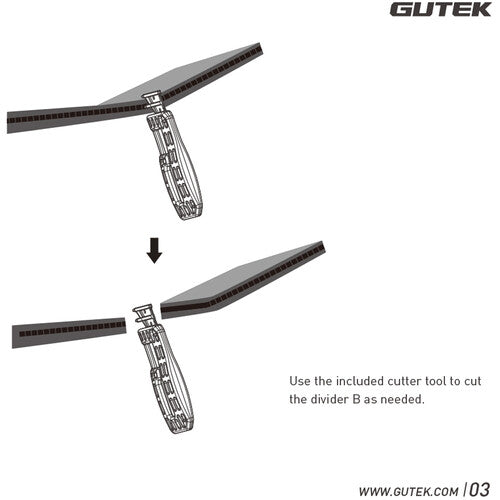 GUTEK Divider Kit for Tortoise T-300 Protector Case