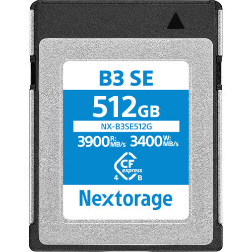 Nextorage 512GB NX-B3SE Series CFexpress 4.0 Type B Memory Card