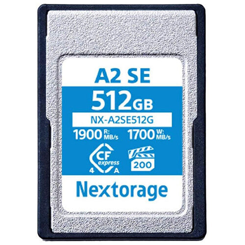 Nextorage 512GB NX-A2SE CFexpress 4.0 Type A Memory Card