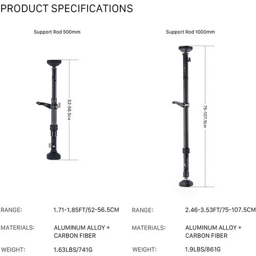 Tilta Hydra Adjustable Support Post (39.4")