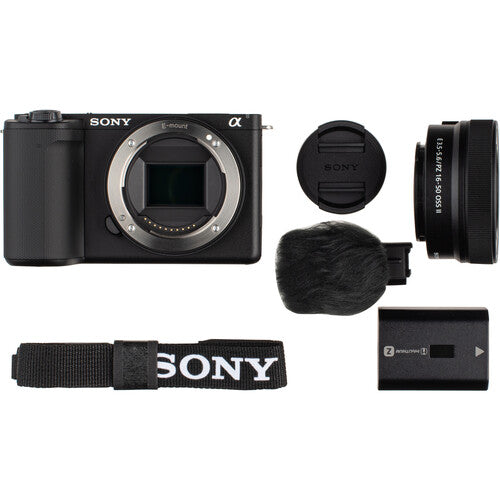 Sony ZV-E10 II Mirrorless Camera with 16-50mm Lens (Black)
