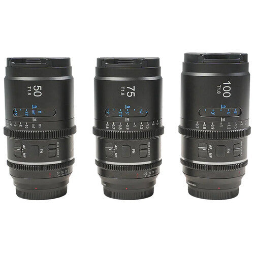Sirui Astra T1.8 1.33x AF Anamorphic 3-Cine Lens Kit (Sony E, Neutral Flares)