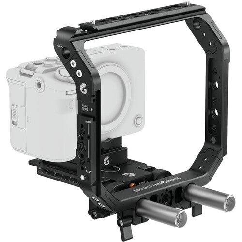 Bright Tangerine Halo Universal Base Kit for Small Cameras (Short)