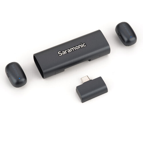 Saramonic AIR-SE-01 2-Person Ultra-Mini Wireless Microphone System with USB-C Receiver (2.4 GHz)