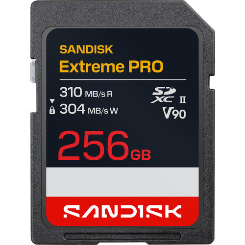SanDisk 256GB Extreme PRO UHS-II SDXC Memory Card