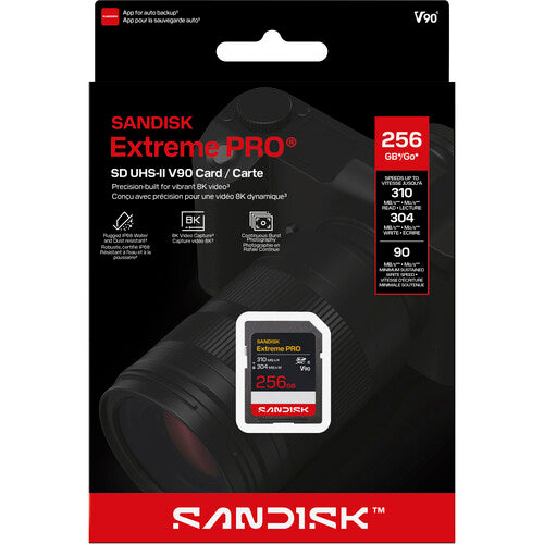 SanDisk 256GB Extreme PRO UHS-II SDXC Memory Card